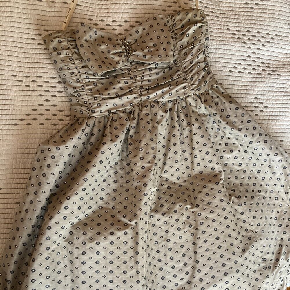 Nanette Lepore Pave Diamond Strapless Blair Waldorf Must Pie Gossip Girl size 10